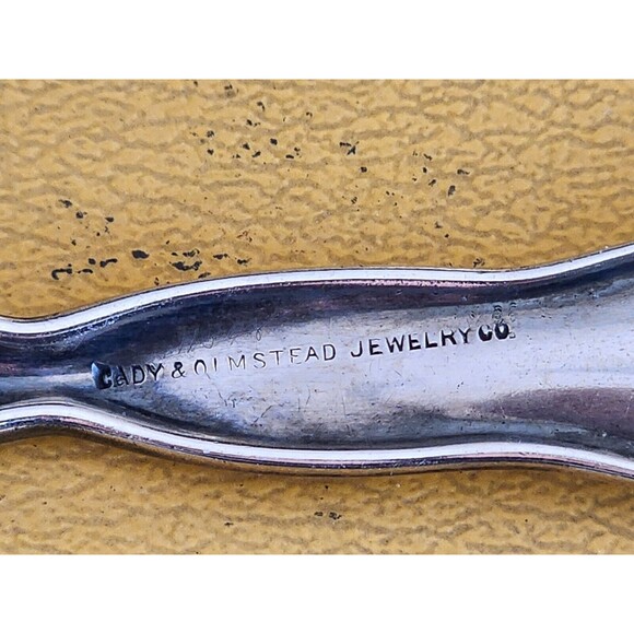 WHITING "LILY OF THE VALLEY " STERLING SILVER 6" TEASPOON NO MONOG. V - Picture 5 of 6